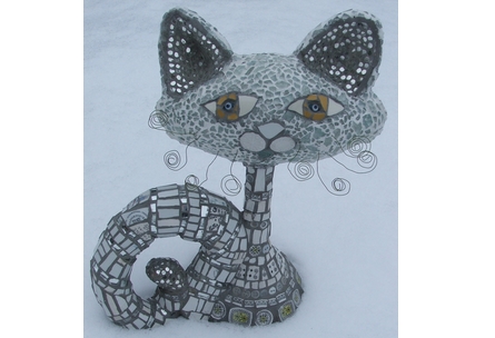 Mosaic Cat Anne Schwegmann-Fiielding